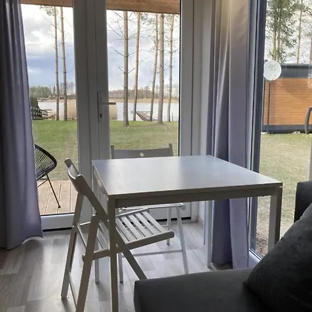 롯지 Resort-bon Turystyczny,20m Od Brzegu,ogrzewanie,wi-fi ,widok Na Jezioro