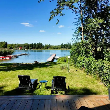 Makosieje Resort-20M Od Brzegu,Wi-Fi ,Widok Na Jezioro Gerendaház