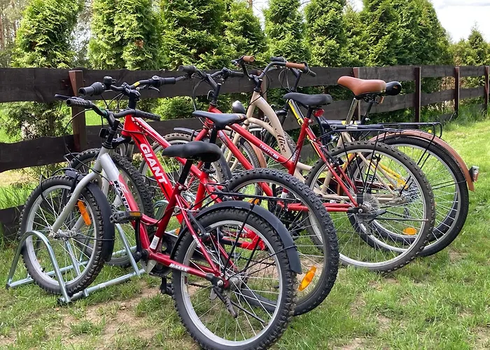 Деревянный коттедж Resort-20m Od Brzegu,prywatna Plaza,wi-fi ,widok Na Jezioro